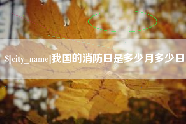 河北我国的消防日是多少月多少日