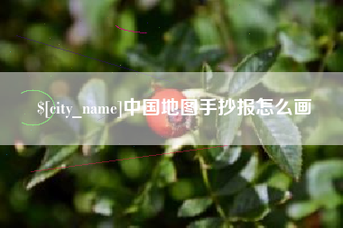 河北中国地图手抄报怎么画
