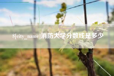 河北消防大学分数线是多少
