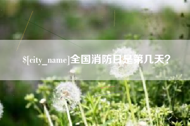 河北全国消防日是第几天？