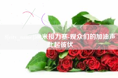 河北500米接力赛-观众们的加油声此起彼伏