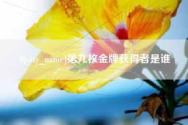 河北第九枚金牌获得者是谁