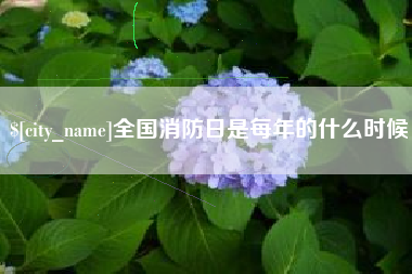 河北全国消防日是每年的什么时候