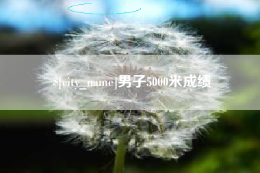 河北男子5000米成绩