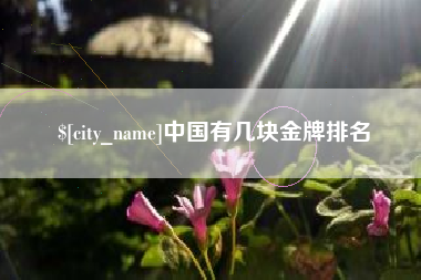 河北中国有几块金牌排名