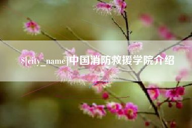河北中国消防救援学院介绍