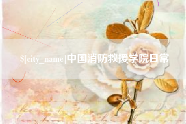 河北中国消防救援学院日常