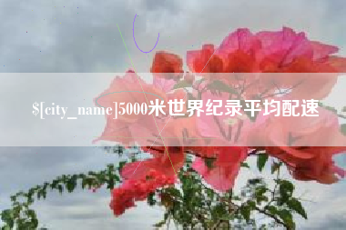 河北5000米世界纪录平均配速