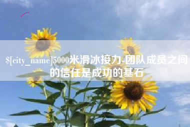 河北5000米滑冰接力-团队成员之间的信任是成功的基石