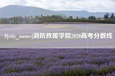 河北消防救援学院2020高考分数线