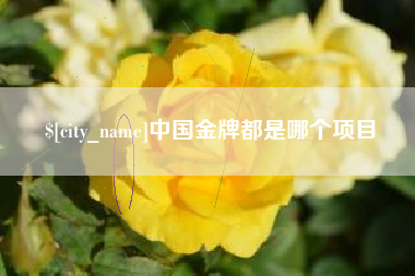 河北中国金牌都是哪个项目