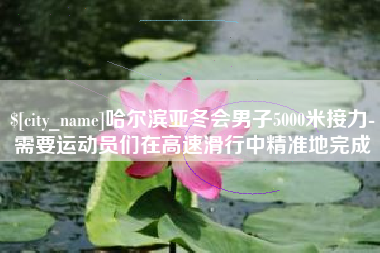 河北哈尔滨亚冬会男子5000米接力-需要运动员们在高速滑行中精准地完成