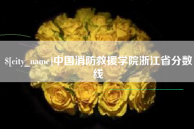 河北中国消防救援学院浙江省分数线