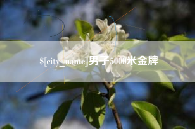 河北男子5000米金牌