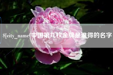 河北中国第九枚金牌是谁得的名字