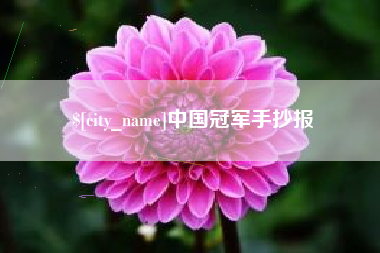 河北中国冠军手抄报
