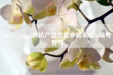 河北消防产品信息查询系统3c编号暂停