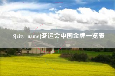 河北冬运会中国金牌一览表