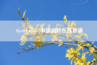 河北中国消防在线查询
