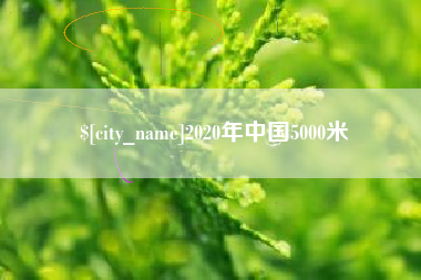 河北2020年中国5000米