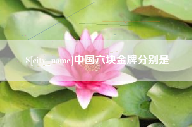 河北中国六块金牌分别是