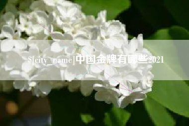 河北中国金牌有哪些2021